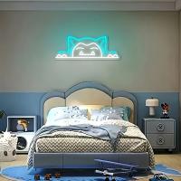 Ilumina Tu Habitación Con Luz LED Neón De Gato Cartoon Decoración Colorida Para Dormitorio Y Juguetería Regalo Para Cumpleaños De Niños - details 4