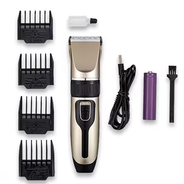 Cordless Hair Clippers - Professional Hair Trimmer Barber Clipper Hair Cutting Kit - 1