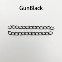 Cadena De Extensión Para Collar Y Pulsera 100pcs Metal Zinc Alloy 50mm 70mm Para Fabricación De Joyas DIY Enlaces Extensos Para Encadenes - details 7