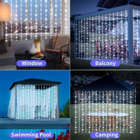 Luces De Tejado LED Solar Para Exteriores Impermeables Con Hilo De Cobre Para Bodas Fiestas Jardín Navidad Decoración Luz De Año Nuevo - details 8
