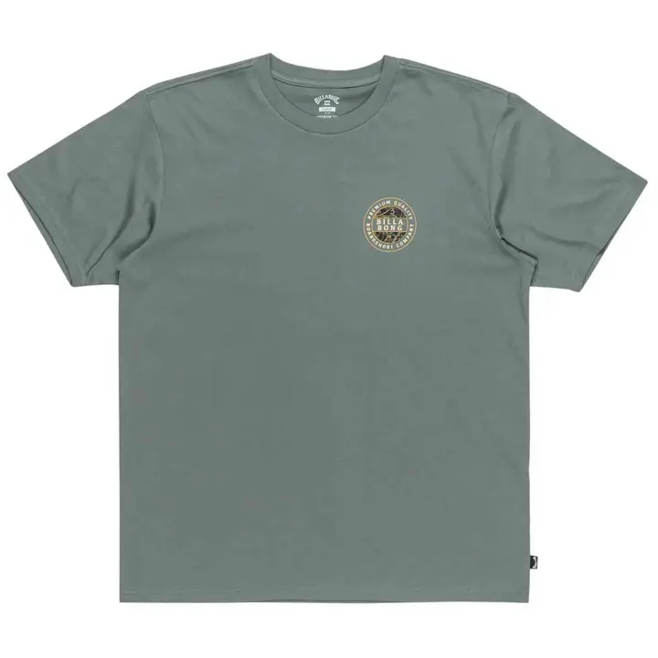 Camiseta de Manga Corta BILLABONG Rotor Fill para hombre en color verde - 1