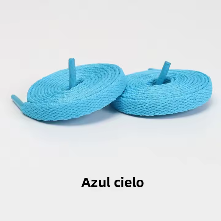 Par De Cordones Planos Clásicos Para Zapatillas Moda Accesorios De Zapatos Longitud 100/120/140/160/180CM Polyester - 1