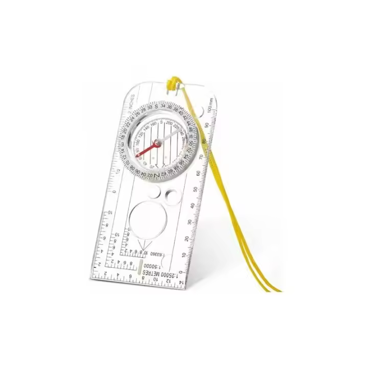 Brújula de navegación Brújula Boy Scout Brújula de orientación Brújula de senderismo ligera con declinación ajustable para lectura de expedición Navegación de orientación de mapas (12,5 x 6,0 cm) - 1