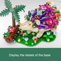 Juego De Construcción Creativo 2024 Con Plantas Y Erizos Bloques De Construcción DIY MOC Modelo Animal Para Niños Juguete De Puzzle De Artesanía Para Festivales - details 8