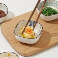 Pequeño Plato De Cerámica Para Cocina Assorted Seasoning Ensaladera De Salsa Vinagre Bowl Creativo Japonés Vajilla Para Mesa Hogar Plato De Cena - details 5