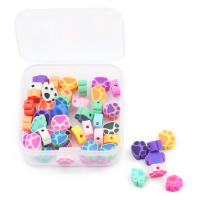 Kit DIY De 50 Piezas Con Imágenes De Patas De Gato De Arcilla Polimérica Para La Creación De Joyas Pulseras Collares Juguetes Accesorios - details 4