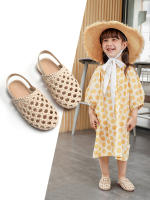 Sandalias De Piel Para Niñas Con Cordones Retro Princesa Suela Suave Transpirable Verano Cuero Suave TPR Cierre Elástico - details 4