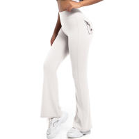 SSITO Mallas de gimnasio de pierna Ancha para Mujer, Mallas de Yoga de Alta elasticidad, sensación desnuda, ropa de trabajo de compresión para Fitness con bolsillos, pantalones de Yoga de pierna - details 4
