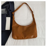 Bolso De Hombro Grande Y De Gran Capacidad Vintage 2025 Para Mujeres Bolso Cruzado De Moda Y Sencillo Con Una Corredera En Colores Negro Rojo Vino Plata Marrón Y Blanco - details 20