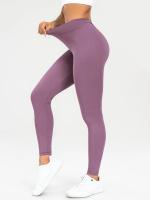 Pantalones De Yoga V-Forma Alta Rebound Levantamiento De Caderas Pleated Sudaderas Entrenamiento Correr Fitness Leggings De Yoga Para Mujer Cintura Elástica Material Poliéster Sin Bolsillos Transpirables Y Cómodos - details 28
