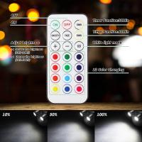 2Pack Spotlights LED Inalámbricos Rotativos Luz De Acento Piloto Potenciado Lámpara De Pared Para Armario Interior Y Pared - details 6