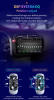 AWESAFE inalámbrico CarPlay Android Auto Radio para Honda Civic Hatchback 2005 2006 2007-2011 coche reproductor multimedia GPS 2 din autoradio volante controles RDS Bluetooth - details 14