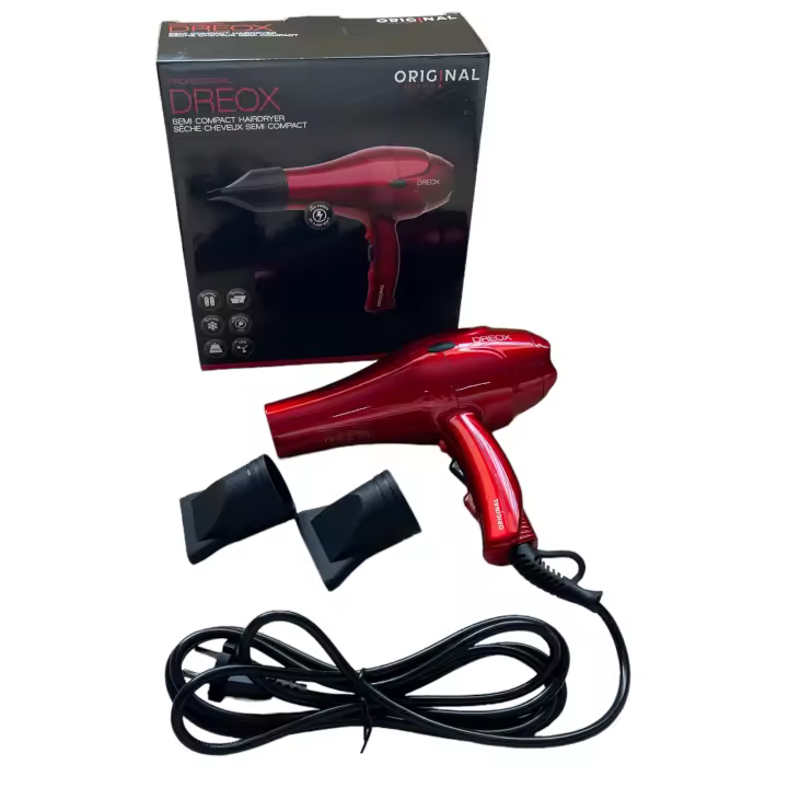 Secador Pelo Profesional Dreox Sinelco Original 2000W Rojo/Negro - 1