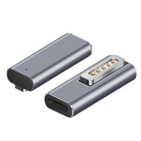 Adaptador PD Magnético USB Tipo C Para Magsafe 1 2 MacBook Air pro Con Indicador LED Carga Rápida Convertidor De Enchufe Magnético Material De Estructura De Aleación De Aluminio - details 10