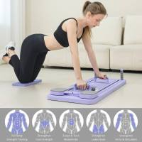 Pilates Reformando Compacto, 4 en 1 Pilates Plegable,La rueda abdominal push-up rebota automáticamente temporizador,Tabla Abdominal Pilates Multifunción para el Hogar y el Gimnasio - details 9