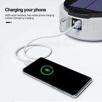 Interior con Carga Solar para acampar, lámpara recargable de camping, Luz LED con Banco de Energía de Emergencia Para cargar Móvil - details 9