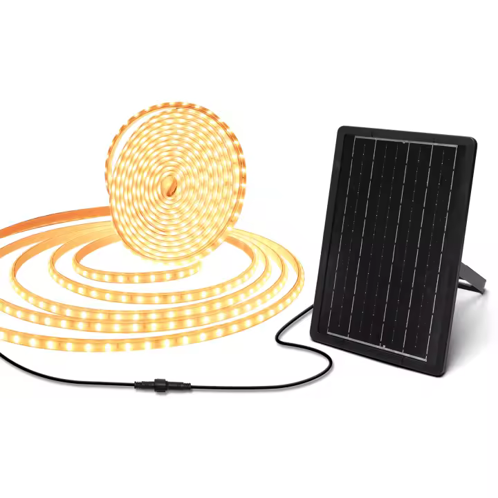 Aigostar Tira LED Solar Exterior 10M con Control Remoto - 1