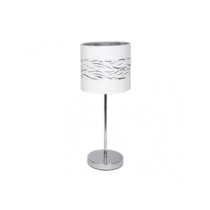 Fabrilamp - Sobremesa Niebla 1xe14 Cromo/blanco-plata 43x17x17 Cm - 1