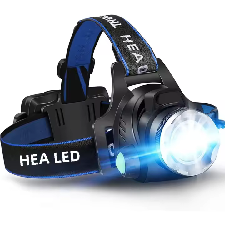 Linterna Frontal LED De Inducción Potente Recargable USB/DC Con Aluminio Para Pesca Al Aire Libre Lámpara Frontal Alta Luminosidad Torchete - 1