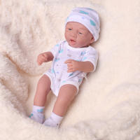 Muñeca Bebe Reborn De 35cm Silicona Realista Para Niñas Y Niños Muñeca Emoticon Llorando Juguete Interactivo Para Niños Mayores De 3 Años - details 33