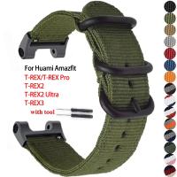 Correa De Nylon Para Huami Amazfit T-rex 3/2 pro Correa Deportiva De Alta Resistencia Accesorio De Pulsera Para Reloj Inteligente Compatible Con Huami Amazfit T-rex Unisex - details 3