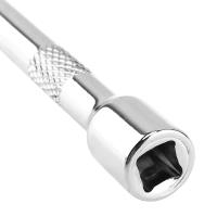 3pcs Extensiones De Barras De Acero Cromado 1/4 Pulgada Adaptador De Llaves Y Destornillador Longitud De 50/75/100MM - details 0