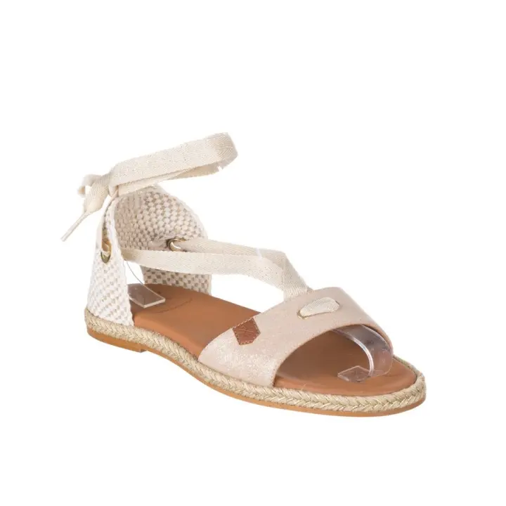 Sandalias planas POPA CAPRI Mujer Metalizado - 1