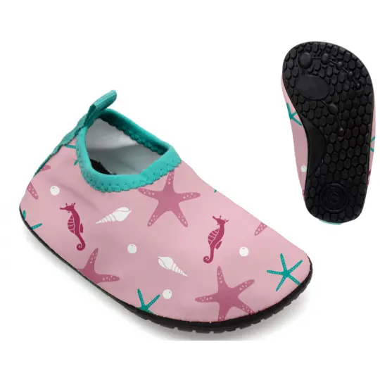 Kiokids Escarpines Zapatos de Baño Antideslizantes para Niños y Niñas Facil Secado Color Rosa Talla 25 Sandalias Para Playa Piscina y Natacion - 1