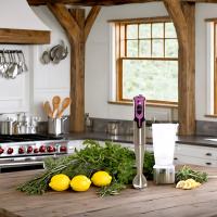 Batidora de Mano Acero Inoxidable 700W Velocidades Variables Morado - details 1
