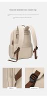 Nueva Mochila GOLF2023 Para Mujer Estilo Casual Color Contraste Mochila Para Computadora Viajes Y Escuela Bolsa De Estudiantes Universitarias - details 7