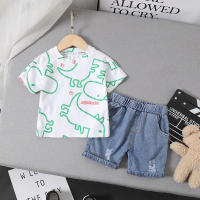 Conjunto De Ropa Infantil Para Verano Para Niños Y Niñas Camiseta De Algodón Con Dibujos Y Pantalones Cortos 2 Piezas Moda Casual Deportiva Para Bebés - details 5