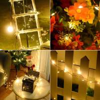 Cadena De Luces LED Solar De 18M/36M Para Jardín Exterior Decoración De Navidad Fiesta Boda Camping Lámpara Faeirita - details 3
