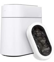 TOWNEW T3 - Bote de basura automático delgado con sensor de movimiento infrarrojo con tapa, autosellado y cambiante, bote de basura impermeable de 3.4 galones, cubos de basura sin contacto para baño - details 1