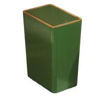Cesta De Papel Para Cocina Con Tapa De Presión Contenedor De Basura Delgada Y Estrecha Para Estudio Garage Sunroom - details 4