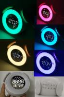 Reloj De Alarma Con Luz LED Y Modo Atardecer Luz De Despierto Infantil Luz Ambiente Para La Habitación Control De Brillo - details 18