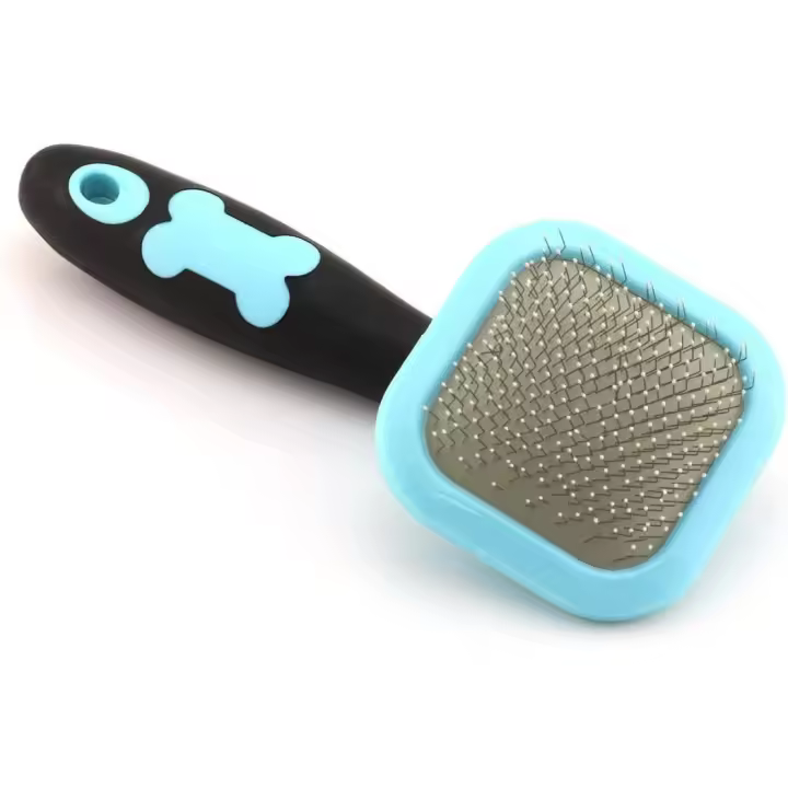 Cepillo de Perro Verde para Perros Pequeños - 1