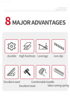 Aguja De Presión Universal Multifuncional De Acero Inoxidable Herramienta De Pinza Industrial Para Carpintería Y Obras De Artesanía - details 2