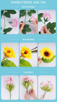5PCS Grama Artificial De Invierno Blanca Con Corazón De Manzanita Decoración Para Bodas Y Jardines Exteriores Verde Silken - details 5