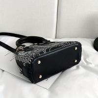 Bolso De Hombro Grande Con Manija De Flor De Cashew Y Diseño De Concha Resistente Al Agua Para Mujer Bolso De Bandolera Casual De PU - details 7