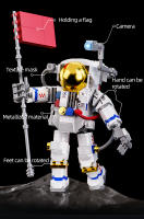 Juego De Construcción ToylinX Astronauta Espacial Flexible Modelo De Astronauta Juguetes Para Halloween Para Niños Y Adultos - details 5