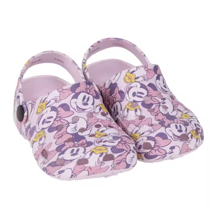 Zuecos Clogs Premium Minnie Mouse Rosa Niña 76583 - 1