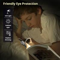 Lámpara De Lectura Para Libros LED Recargable Con Iluminación Nocturna Clip En Cama 3 Colores Brillo Sin Limites Luz De Lectura - details 1