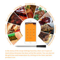 Termómetro Digital Para Barbacoa Bluetooth Termómetro De Cocina Inteligente Para Carne Y Alimentos Uso En Horno Y Parrilla - details 11