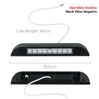 Luz LED De Camping Exterior 12V Barra De Luz Para Caravana RV Yate Luz De Pared Interior Para Carrocería De RV Luz De Spot Para Awning 6000K - details 1