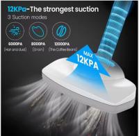 Aspirador Escoba Inalámbrico Sin Bolsa 12000Pa Con Luz Frontal LED Bathería 6000mAh Autonomía 30 min Carga 4-5H - details 2