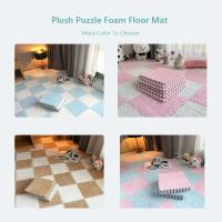 16Pcs Alfombras De Tela Suave De 30x30cm Para Dormitorio Alfombras De Bordes Colocables Y Lavables Para Piso De Madera Alfombras De Ventana De Espuma Cortada - details 2