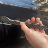 Cubierta De Manija De Puerta Para Tesla Model Y 3 /3+ Highland 2017-2025 Accesorios De Fibra De Carbono Real Kit De Adornos Exteriores Para Coche - details 11