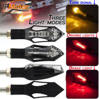 Luz De Señal De Motocicleta Amarilla Lámpara De Señal Dinámica Secuencial De Pestaña Motorbike Indicator Lights - details 1