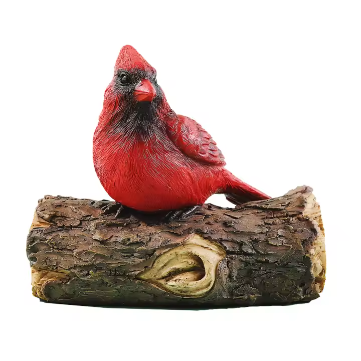 Estatua De Pájaro En Resina Para Decoración De Otoño 125x115CM Figura De Escultura Para Jardín Exterior Arte De Árbol Ornamento De Pájaro - 1
