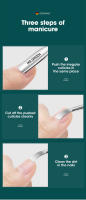 Herramienta De Manicura MR.GREEN Limpiador De Uñas Y Cutículas Pusher De Acero Inoxidable Doble Final Para Eliminar Suciedad Y Piel Muerta - details 7